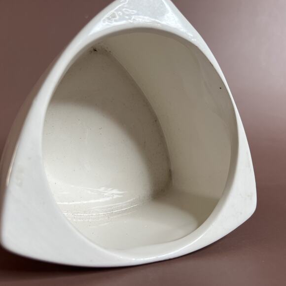 Set of 2 Rocket Farms Lady Face Planters, Abstract Picasso Style, Triangle Shape - Picture 13 of 14